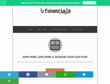 Tablet Screenshot of funancials.biz